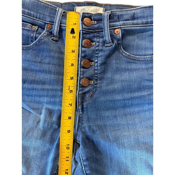 Madewell 10" High-Rise Skinny Crop Jeans: Button-Front TENCEL™ Denim Editn - 25 - Picture 11 of 12